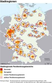 Karte: Stadtregionen